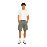 Silbon – 1010303215 – Bermudas cargo verdes de algodón - Hombre