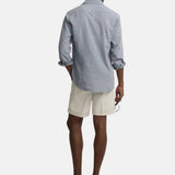 Silbon – 1010307210 – Bermudas clásicas color piedra de algodón con bolsillos delanteros y traseros - Hombre