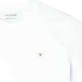 Silbon – 1010401033 – Camiseta blanca de manga corta 100% algodón con logo bordado - Hombre