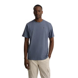 Silbon – 1010402018 – Camiseta azul de manga corta 100% algodón con minilogo - Hombre