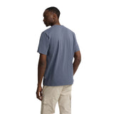 Silbon – 1010402018 – Camiseta azul de manga corta 100% algodón con minilogo - Hombre