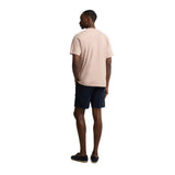 Silbon – 1010408022 – Camiseta de manga corta rosa 100% algodón con minilogo - Hombre