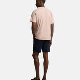 Silbon – 1010408022 – Camiseta de manga corta rosa 100% algodón con minilogo - Hombre