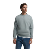 Silbon – 1011103221 – Sudadera verde grisáceo con minilogo bordado en el torso - Hombre
