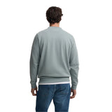 Silbon – 1011103221 – Sudadera verde grisáceo con minilogo bordado en el torso - Hombre