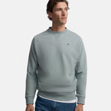 Silbon – 1011103221 – Sudadera verde grisáceo con minilogo bordado en el torso - Hombre