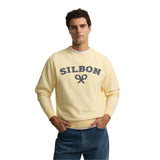 Sudadera amarilla Silbon hombre 100% algodón Konestilochic