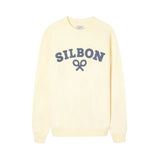 Silbon – 1011104226 – Sudadera amarilla 100% algodón con apliques de tejido en el torso - Hombre