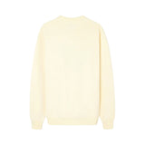 Silbon – 1011104226 – Sudadera amarilla 100% algodón con apliques de tejido en el torso - Hombre