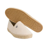Silbon – 1011407321 – Alpargatas beige de algodón con suela de yute natural - Hombre