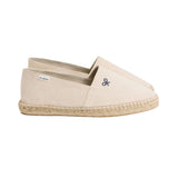 Silbon – 1011407321 – Alpargatas beige de algodón con suela de yute natural - Hombre