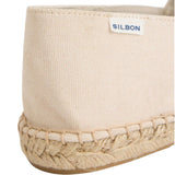 Silbon – 1011407321 – Alpargatas beige de algodón con suela de yute natural - Hombre