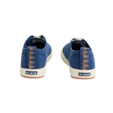 Silbon – 1011602267 – Zapatillas azul marino de lona 100% algodón con cierre de cordones - Hombre