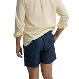 Silbon – 1013102088 – Bañador azul marino estampado con red interior - Hombre