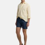 Silbon – 1013102088 – Bañador azul marino estampado con red interior - Hombre
