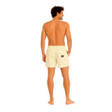 Silbon – 1013105091 – Bañador amarillo estampado con cintura ajustable y red interior - Hombre