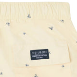Silbon – 1013105091 – Bañador amarillo estampado con cintura ajustable y red interior - Hombre