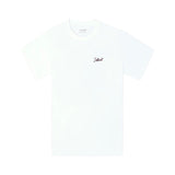 Silbon – 1020401056 – Camiseta blanca de manga corta 100% algodón con bordado en la espalda - Hombre