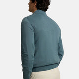 Silbon – 1020803230 – Jersey azul con cuello polo 100% algodón con puños elásticos - Hombre