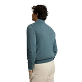 Silbon – 1020803230 – Jersey azul con cuello polo 100% algodón con puños elásticos - Hombre