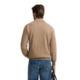 Silbon – 1020807231 – Jersey beige con cuello polo 100% algodón con puños elásticos - Hombre