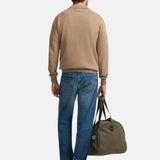 Silbon – 1020807231 – Jersey beige con cuello polo 100% algodón con puños elásticos - Hombre