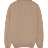 Silbon – 1020807231 – Jersey beige con cuello polo 100% algodón con puños elásticos - Hombre
