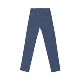 Silbon – 1020902147 – Pantalones chinos azul 100% lino de corte slim - Hombre