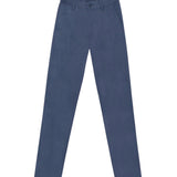 Silbon – 1020902147 – Pantalones chinos azules 100% lino de corte slim - Hombre