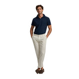 Pantalón chino beige Silbon hombre lino slim fit | Konestilochic