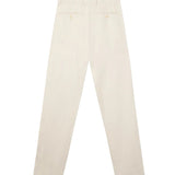 Silbon – 1020907146 – Pantalones chinos beige 100% lino de corte slim - Hombre