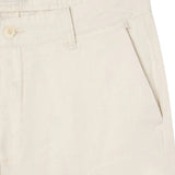Silbon – 1020907146 – Pantalones chinos beige 100% lino de corte slim - Hombre