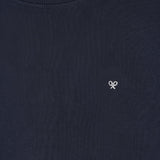 Silbon – 1021102187 – Sudadera azul marino 100% algodón con estampado trasero - Hombre