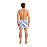 Silbon – 1023102238 – Bañador de rayas azul y blanco con cintura ajustable y red interior - Hombre