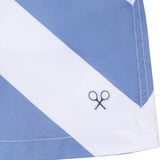 Silbon – 1023102238 – Bañador de rayas azul y blanco con cintura ajustable y red interior - Hombre