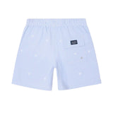 Silbon – 1023102325 – Bañador de rayas finas azul y blanco con cintura ajustable - Hombre