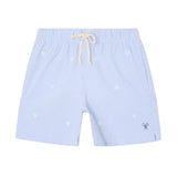 Silbon – 1023102325 – Bañador de rayas finas azul y blanco con cintura ajustable - Hombre