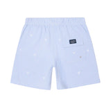 Silbon – 1023102325 – Bañador de rayas finas azul y blanco con cintura ajustable - Hombre