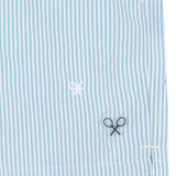 Silbon – 1023103326 – Bañador de rayas finas verde y blanco con cintura ajustable - Hombre