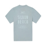 Silbon – 1030402288 – Camiseta oversize aguamarina de manga corta 100% algodón - Hombre