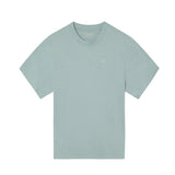 Silbon – 1030403087 – Camiseta oversize verde de manga corta 100% algodón con impresión trasera - Hombre