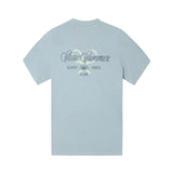 Silbon – 1030403283 – Camiseta verde de manga corta 100% algodón con dibujo en la espalda - Hombre