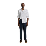 Pantalón jogger azul Silbon hombre lino casual Konestilochic