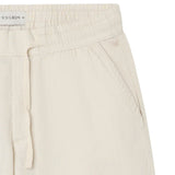 Silbon – 1030907142 – Pantalones color piedra 100% lino con cintura ajustable - Hombre