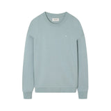 Silbon – 1031103203 – Sudadera verde oversize 100% algodón con dibujo en la espalda - Hombre