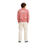 Silbon – 1031105188 – Sudadera coral 100% algodón de corte regular con dibujo en la espalda - Hombre