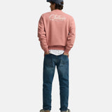 Silbon – 1031105188 – Sudadera coral 100% algodón de corte regular con dibujo en la espalda - Hombre