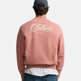 Silbon – 1031105188 – Sudadera coral 100% algodón de corte regular con dibujo en la espalda - Hombre