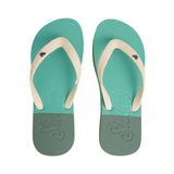 Silbon – 1031503302 – Chanclas verdes y crema - Hombre