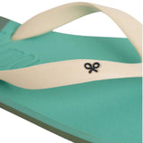 Silbon – 1031503302 – Chanclas verdes y crema - Hombre
